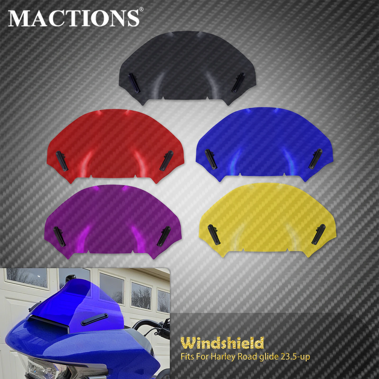 Motorcycle Windshield Fairing Windscreen Wind Deflectors For Harley Touring CVO Road Glide FLTRXSE 2023-2025 FLTRX ST FLTRXSTSE
Motorcycle Windshield Fairing Windscreen Wind Deflectors For Harley Touring CVO Road Glide FLTRXSE 2023-2025 FLTRX ST FLTRXSTSE