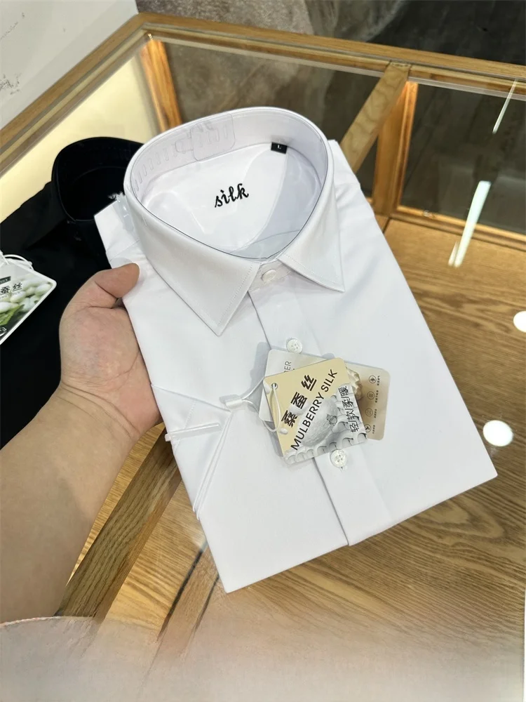 Z Series 4K LT Liquid Ammonia Silk Fabric Busin Casual ort Sve Pure Color irt Breathable Lightweight Summer irt
Z Series 4K LT Liquid Ammonia Silk Fabric Busin Casual ort Sve Pure Color irt Breathable Lightweight Summer irt