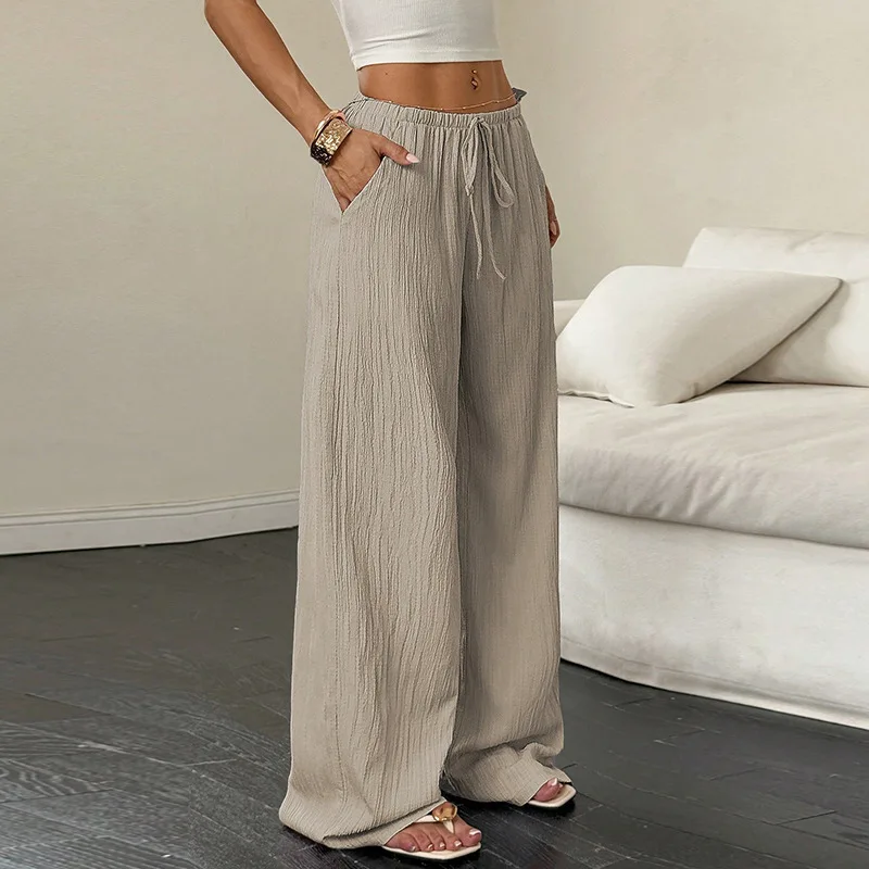 2026 Autumn New Solid Color Straight-Leg Casual Pants For Women
2026 Autumn New Solid Color Straight-Leg Casual Pants For Women