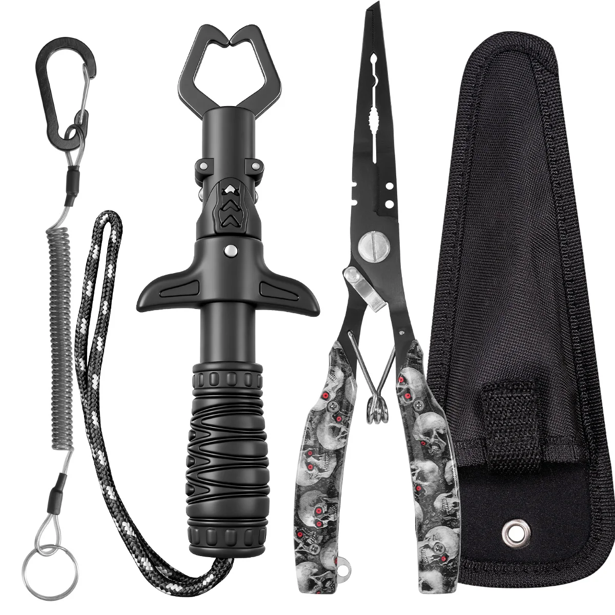 New Multifunctional Fishing Pliers Accessories Stainless Steel Body Scissors Line Cutter Hooks Remover Outdoor Fishing Tools
New Multifunctional Fishing Pliers Accessories Stainless Steel Body Scissors Line Cutter Hooks Remover Outdoor Fishing Tools