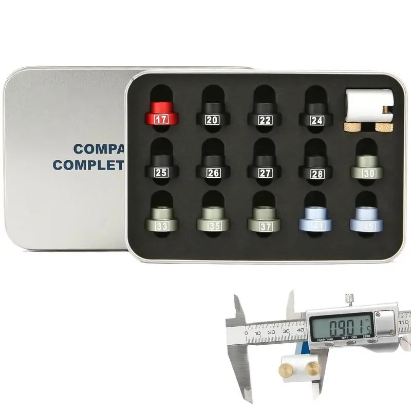 Headspace Comparator Kit Precision Meter Comparator Kit With 14 Inserts Accurate Versatile Equipment For Hunting Adventure
Headspace Comparator Kit Precision Meter Comparator Kit With 14 Inserts Accurate Versatile Equipment For Hunting Adventure