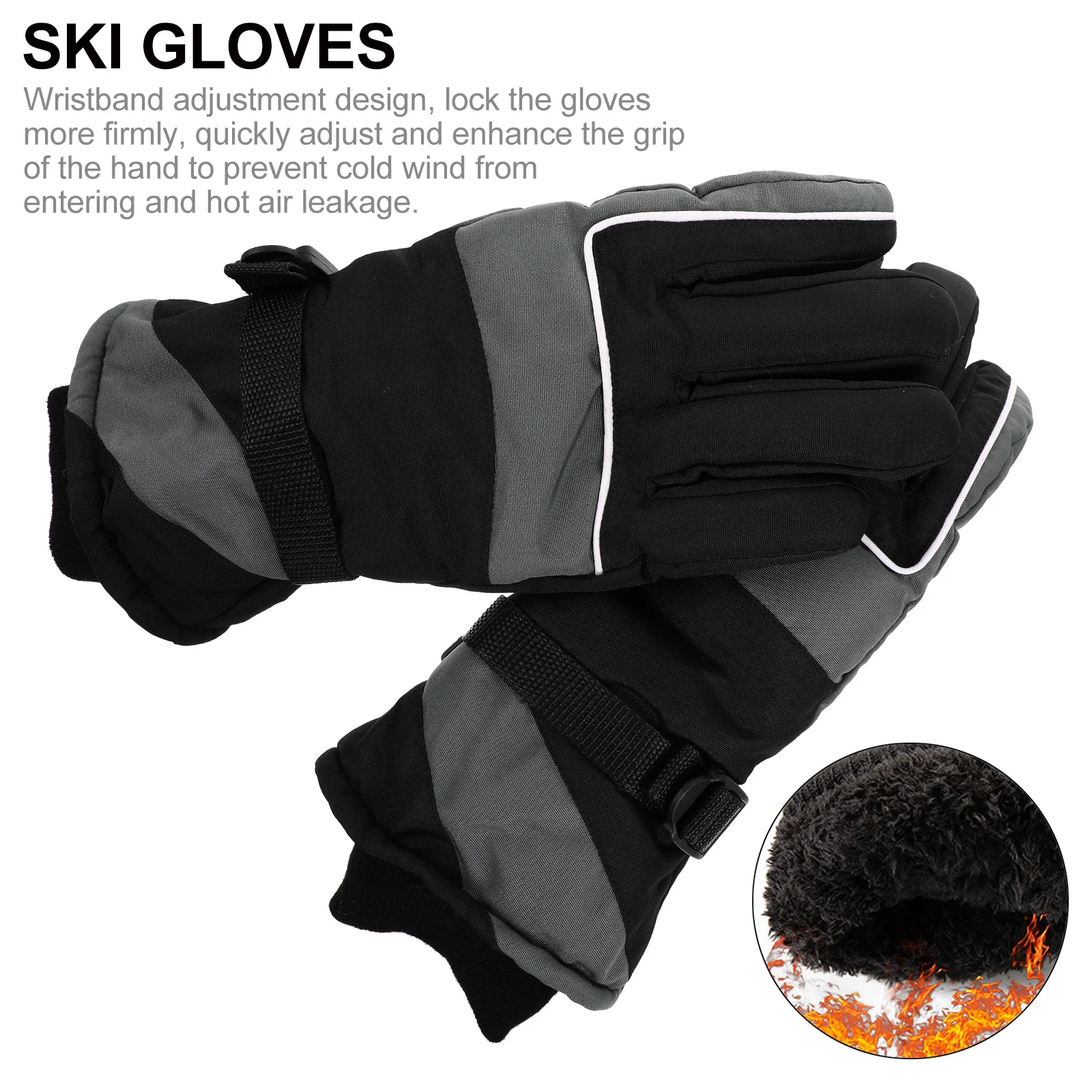 1Pair Anti-Cold Waterproof Gloves Winter Windproof Cycling Gloves with Adjustable Wrist Buckle for Skiing Motorbike Riding
1Pair Anti-Cold Waterproof Gloves Winter Windproof Cycling Gloves with Adjustable Wrist Buckle for Skiing Motorbike Riding