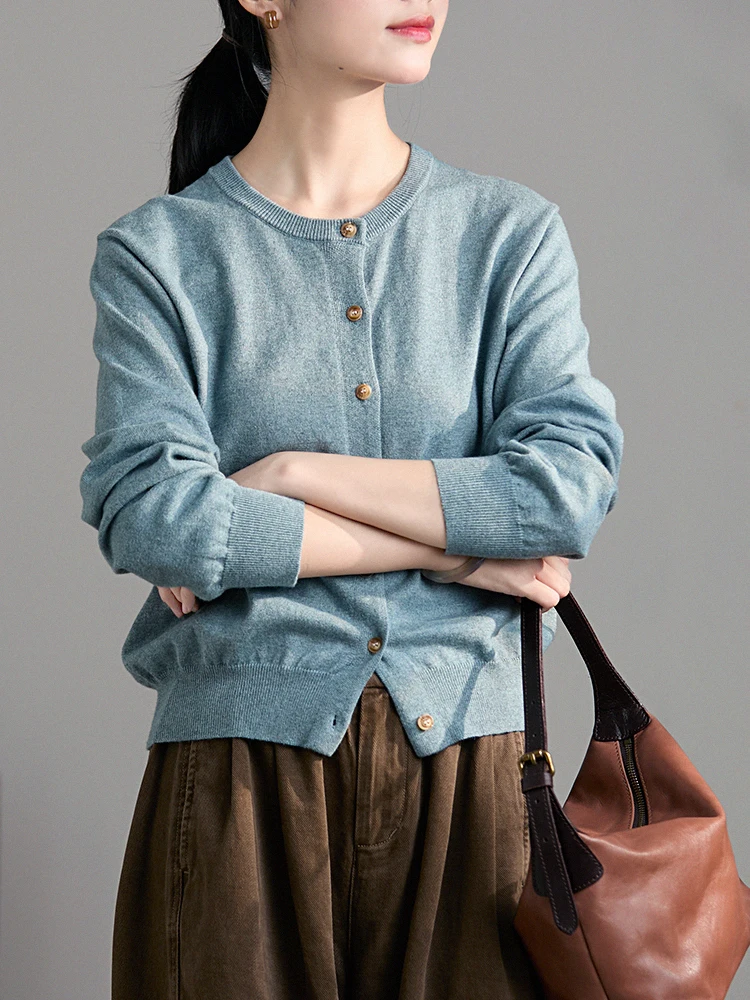 Мягкий шерстяной хлопковый вязаный кардиган круглый Ne Универсальный теплый осенне-зимний женский свободный крой Художественный длинный рукав...
Мягкий шерстяной хлопковый вязаный кардиган круглый Ne Универсальный теплый осенне-зимний женский свободный крой Художественный длинный рукав...