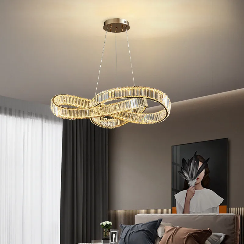 Crystal Chandelier Lighting Modern Luxury Gold Hanging Crystal Bedroom Chandelier For Living Room Lights Dimmable Led Lighting
Crystal Chandelier Lighting Modern Luxury Gold Hanging Crystal Bedroom Chandelier For Living Room Lights Dimmable Led Lighting