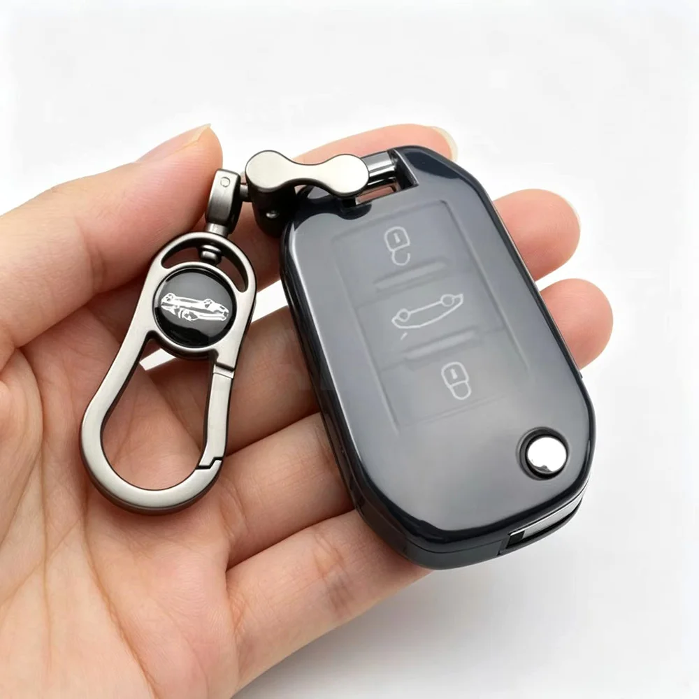 Transparent TPU Car Key Case Cover for Peugeot 208 308 T9 508 2008 3008 4008 for Citroen C4 for Opel Corsa Crossland X
Transparent TPU Car Key Case Cover for Peugeot 208 308 T9 508 2008 3008 4008 for Citroen C4 for Opel Corsa Crossland X