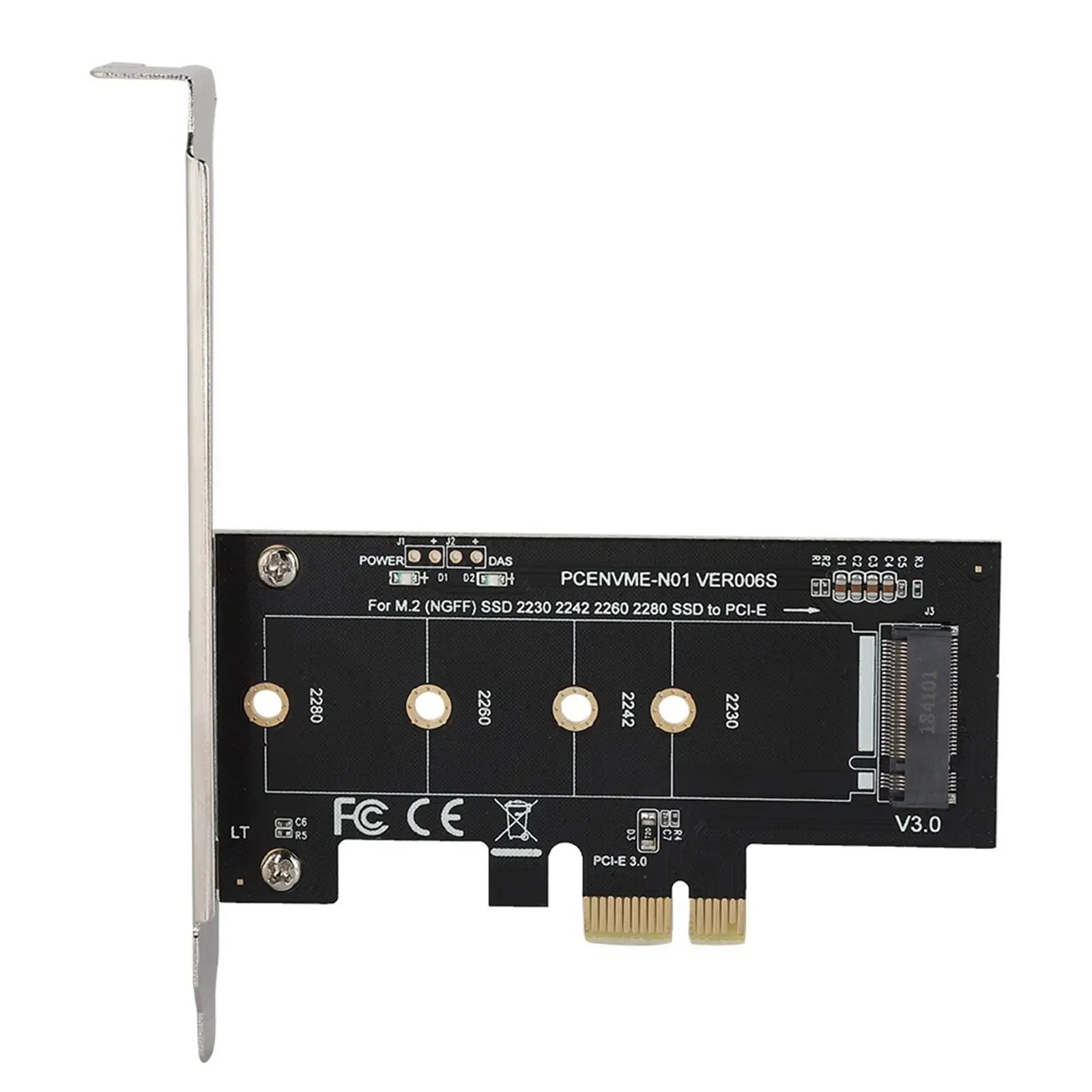 M.2 NVMe to Pci-e 3.0 x1 Expansion Card Host Controller Expansion Card Support