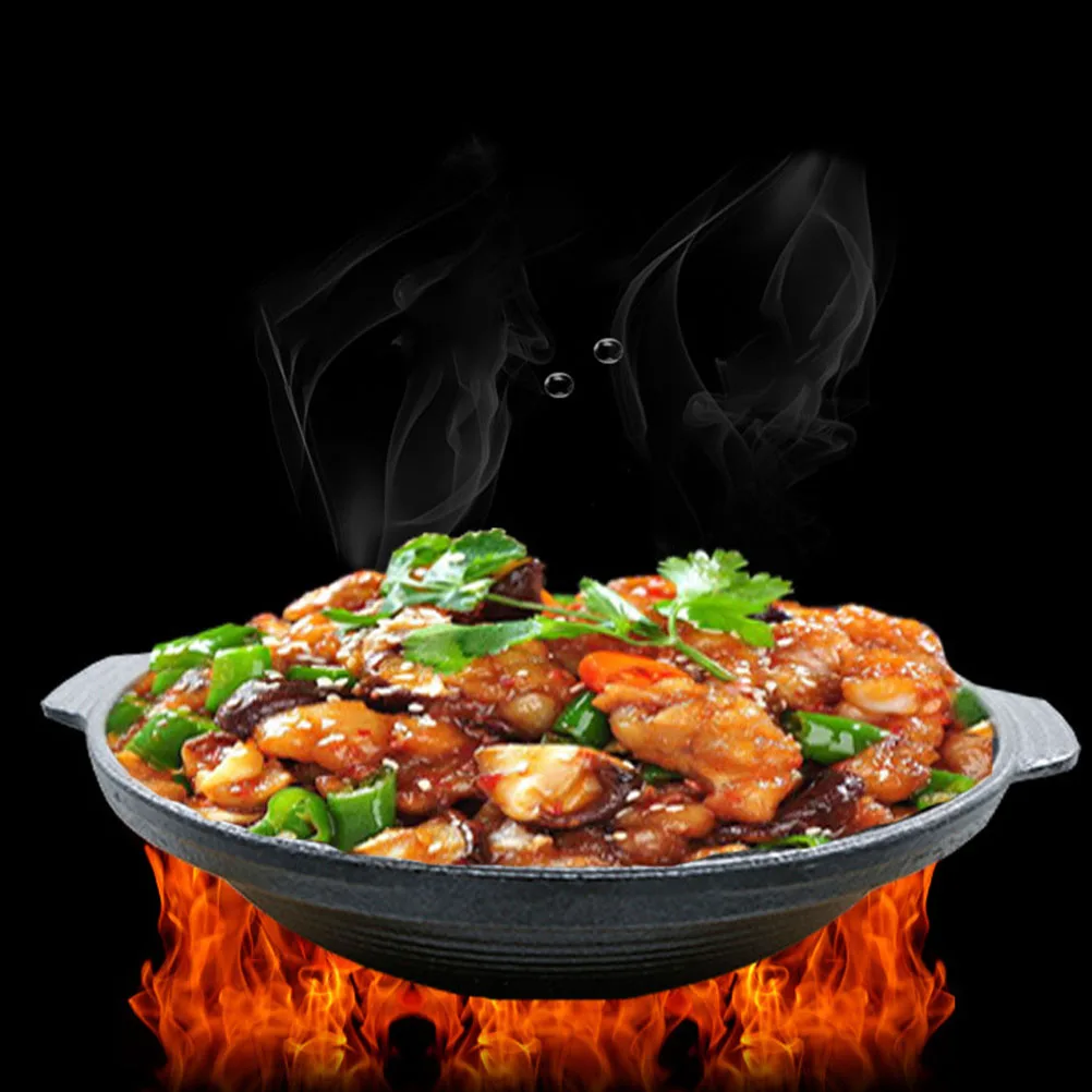 1Pcs Cast Iron Pot Non-Stick Stainless Steel Home Cooking Braised Chicken Rice Pot Heat Insulated Handle 
1Pcs Cast Iron Pot Non-Stick Stainless Steel Home Cooking Braised Chicken Rice Pot Heat Insulated Handle