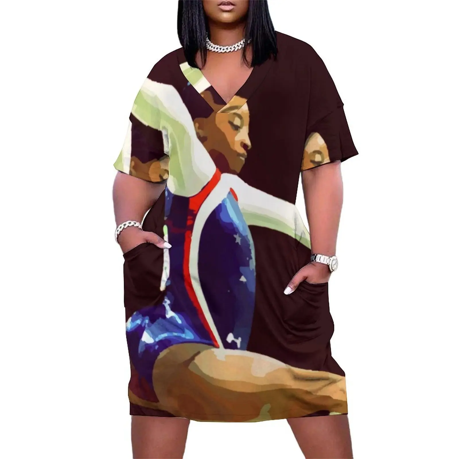 Gymnast Loose Pocket Dress elegant party dress for women 2025 loose women's dress long women
Gymnast Loose Pocket Dress elegant party dress for women 2025 loose women's dress long women