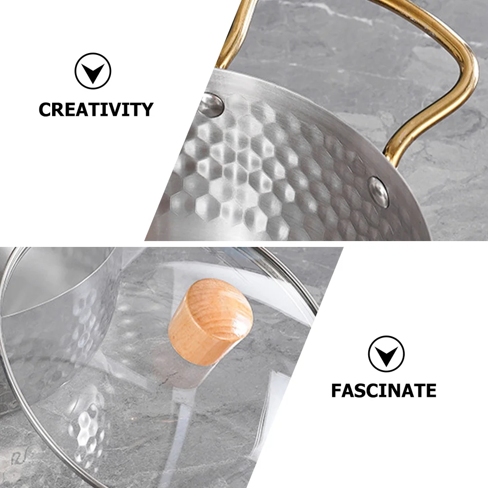 Stainless Steel Instant Noodles Pot Small Ramen Cooker Kitchen Cooking Pot Multi-Use Soup Stockpot Heat Resistant
Stainless Steel Instant Noodles Pot Small Ramen Cooker Kitchen Cooking Pot Multi-Use Soup Stockpot Heat Resistant