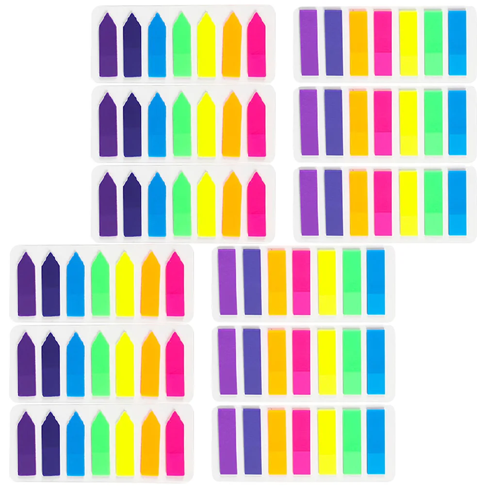 12 Sets Fluorescent Color Strip Index Tabs Clear Duct Tape Page Markers Label Sticker School Office Use PET Material Books
12 Sets Fluorescent Color Strip Index Tabs Clear Duct Tape Page Markers Label Sticker School Office Use PET Material Books