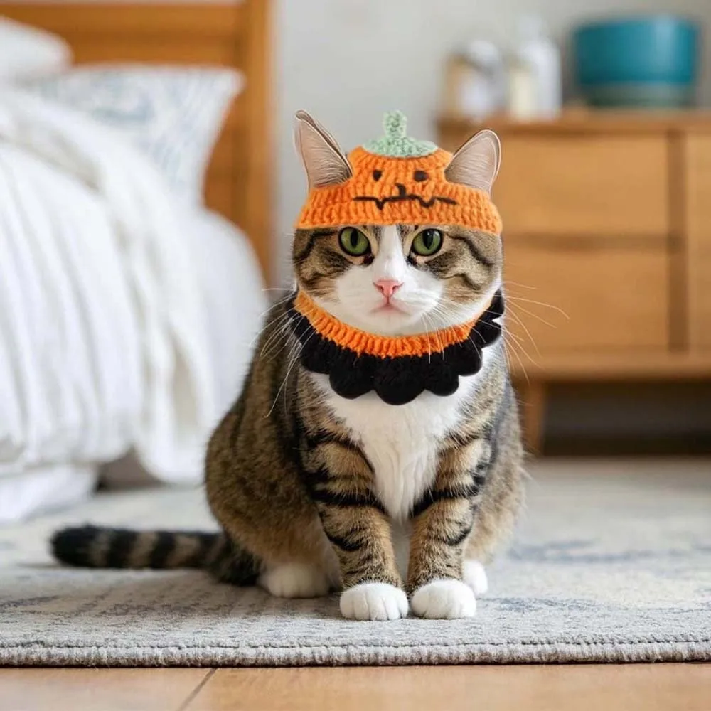 Washable Breathable Halloween Pets Costumes Clothes Ghost Halloween Cat Headgear Hollow Tie Cat Woven Hat Bib For Dog Rabbit
Washable Breathable Halloween Pets Costumes Clothes Ghost Halloween Cat Headgear Hollow Tie Cat Woven Hat Bib For Dog Rabbit