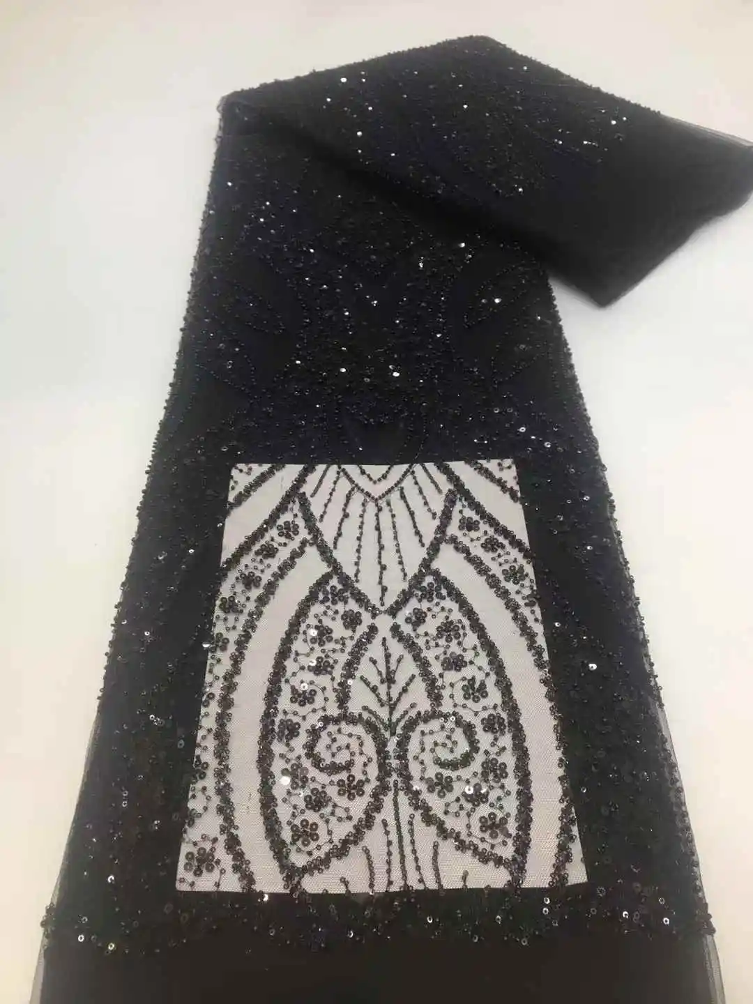 Luxury African Sequins Beaded Lace Fabric 2025 High Quality Groom Nigerian Wedding Bridal Embroidery French Tulle Sewing
Luxury African Sequins Beaded Lace Fabric 2025 High Quality Groom Nigerian Wedding Bridal Embroidery French Tulle Sewing