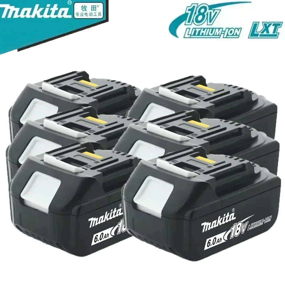 100% Original Makita 18V 6.0Ah Rechargeable Battery For Makita BL1830B BL1840 BL1840B BL1850 BL1850B Power Tool high-end Battery
100% Original Makita 18V 6.0Ah Rechargeable Battery For Makita BL1830B BL1840 BL1840B BL1850 BL1850B Power Tool high-end Battery