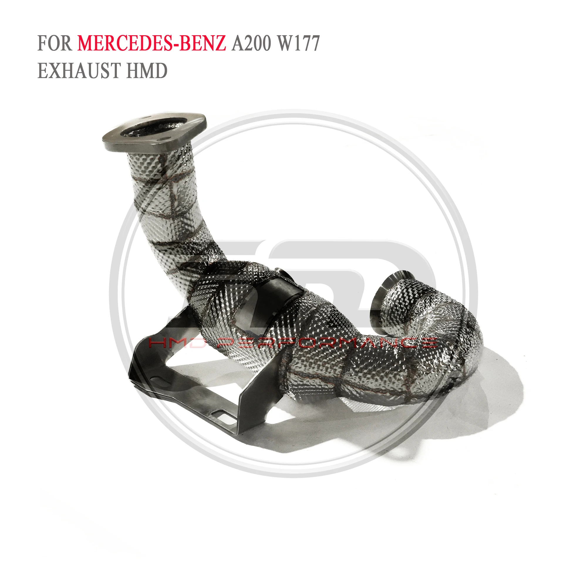 HMD Exhaust System High Flow Downpipe for Mercedes Benz A200 W177 Performance Catted Catless Pipe With Heat Shield
HMD Exhaust System High Flow Downpipe for Mercedes Benz A200 W177 Performance Catted Catless Pipe With Heat Shield