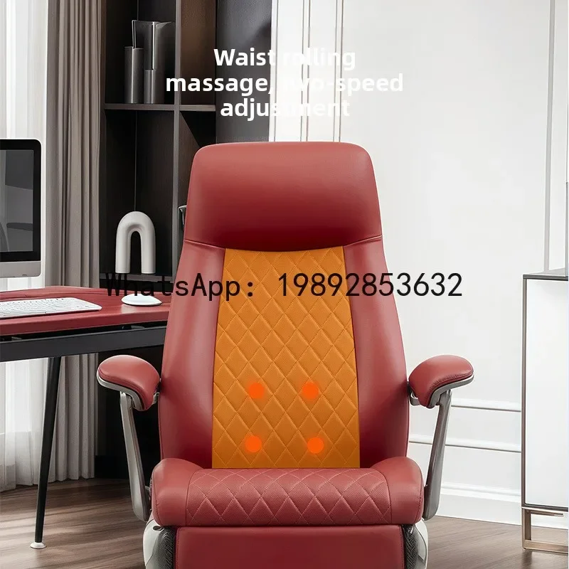 electric executive chair - genuine leather, home & office use, nap & massage function
electric executive chair - genuine leather, home & office use, nap & massage function