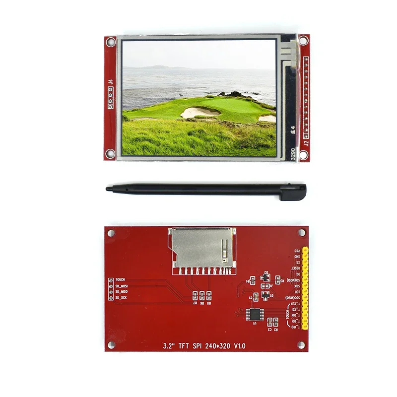 3.2 inch 320*240 SPI Serial TFT LCD Module Display Screen with Touch Panel Driver IC ILI9341 for MCU
3.2 inch 320*240 SPI Serial TFT LCD Module Display Screen with Touch Panel Driver IC ILI9341 for MCU