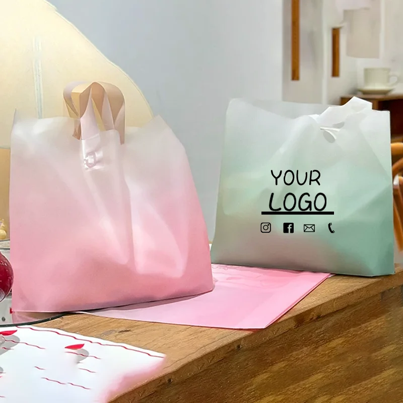 50 gradient frosted tote bag, women's shopping bag, clothing packaging bag, clothing store storage bag, customizable logo
50 gradient frosted tote bag, women's shopping bag, clothing packaging bag, clothing store storage bag, customizable logo