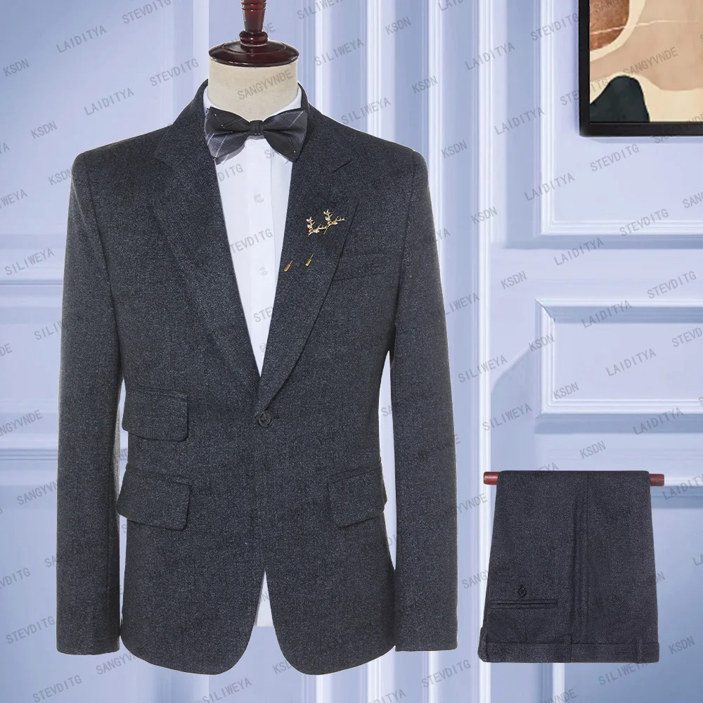 2023 Two Pieces Set Jacket Pants Fashion New Men Blue Black Mixed Letter Pattern Casual Business Slim Groom Wedding Formal Suit
2023 Two Pieces Set Jacket Pants Fashion New Men Blue Black Mixed Letter Pattern Casual Business Slim Groom Wedding Formal Suit