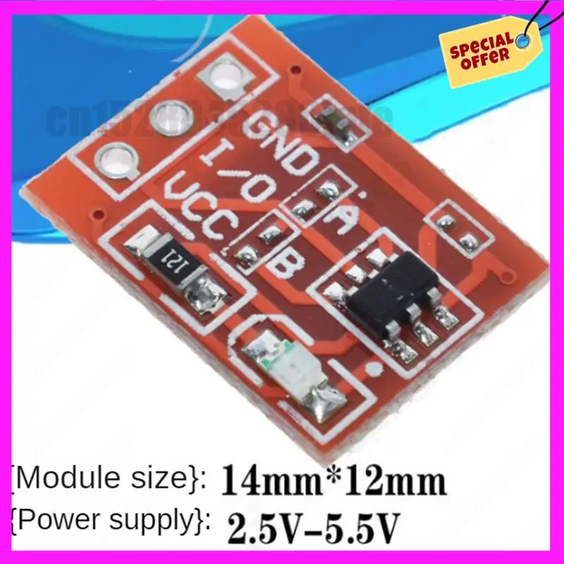 -ABUB 180Pcs TTP223 Touch Sensor Touch Button Module Self -Lock -To -Point Capacitance Switch Unilateral Transformation
-ABUB 180Pcs TTP223 Touch Sensor Touch Button Module Self -Lock -To -Point Capacitance Switch Unilateral Transformation