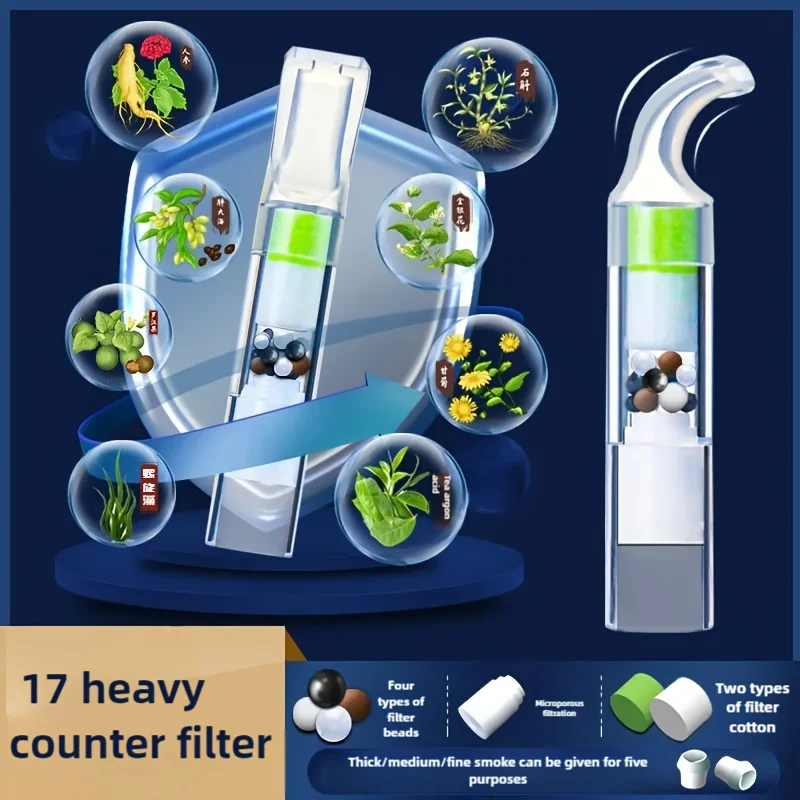 17-Layer Super Filter Cigarette Holder Disposable Cigarette Holder Coarse, Medium and Fine Three-Use Filter Cigarette Holder for Men and Women Special for Smoking
17-Layer Super Filter Cigarette Holder Disposable Cigarette Holder Coarse, Medium and Fine Three-Use Filter Cigarette Holder for Men and Women Special for Smoking