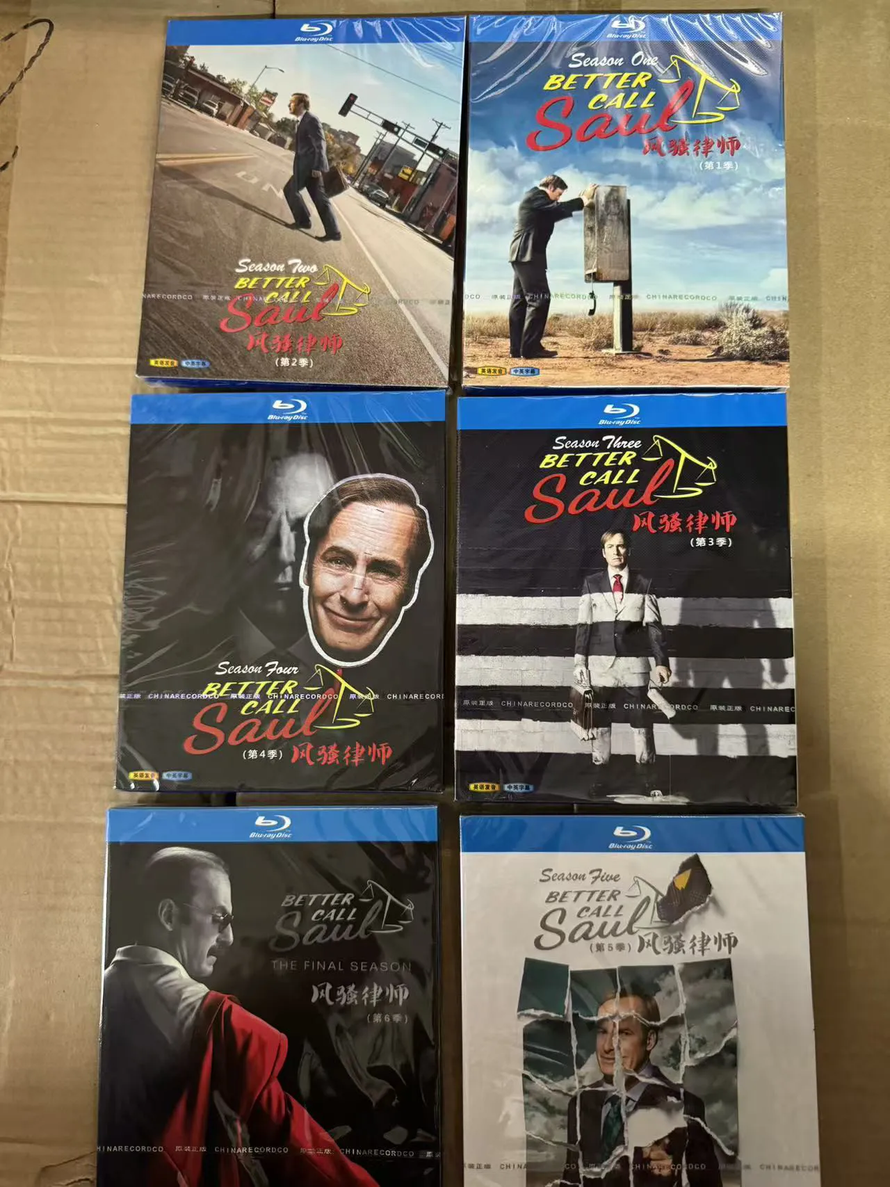 Blu-ray Disc Set for Better Call Saul Seasons 1-6 with English Chinese and Traditional Chinese Subtitles
Blu-ray Disc Set for Better Call Saul Seasons 1-6 with English Chinese and Traditional Chinese Subtitles