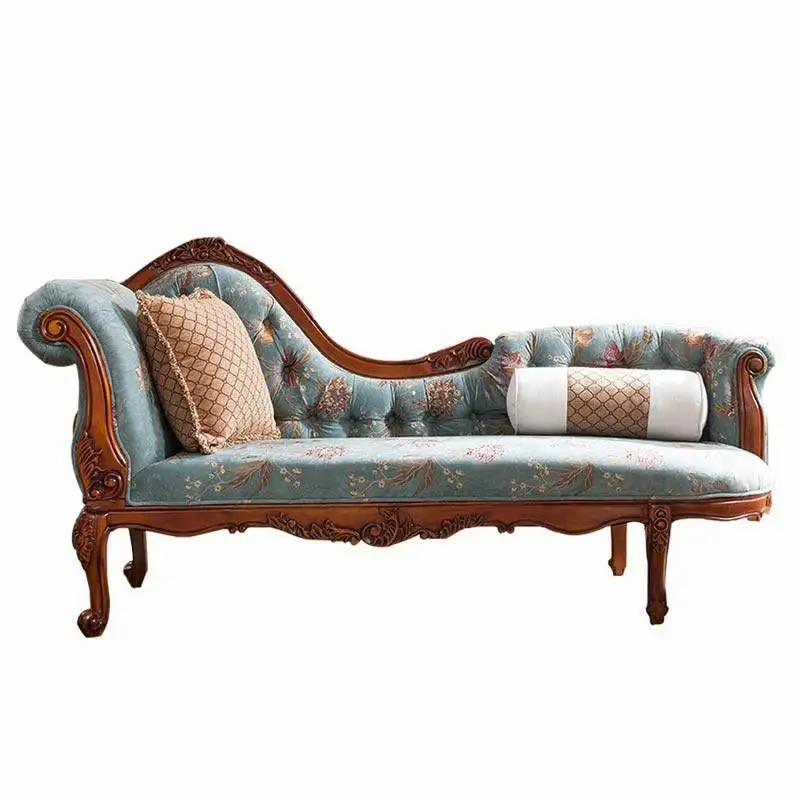 #American solid wood chaise longue beauty couch European style carved bedroom fabric chaise longue sofa living room single concu
#American solid wood chaise longue beauty couch European style carved bedroom fabric chaise longue sofa living room single concu