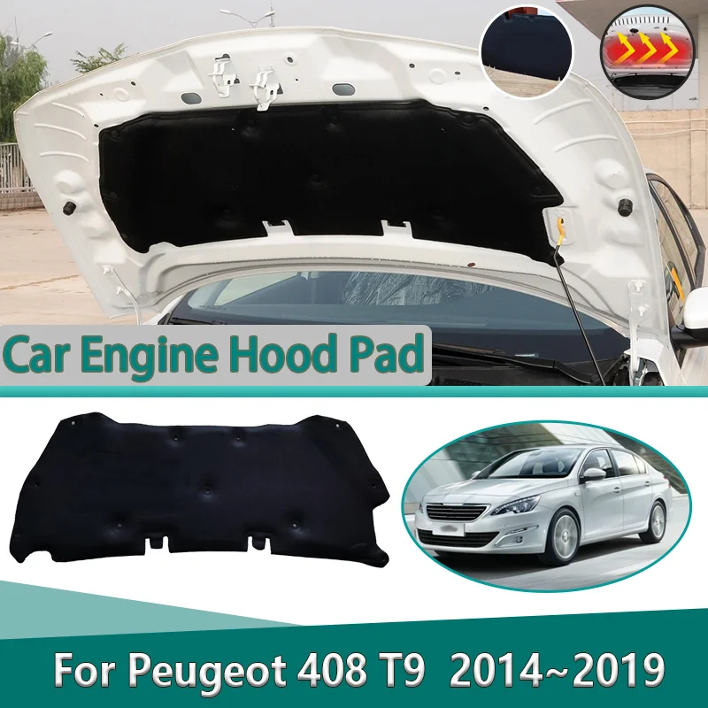 For Peugeot 408 T9 2014 2015 2016 2017 2018 2019 Engine Hood Heat Insulation Pad Soundproof Cotton Pad Interior Car Accessories
For Peugeot 408 T9 2014 2015 2016 2017 2018 2019 Engine Hood Heat Insulation Pad Soundproof Cotton Pad Interior Car Accessories