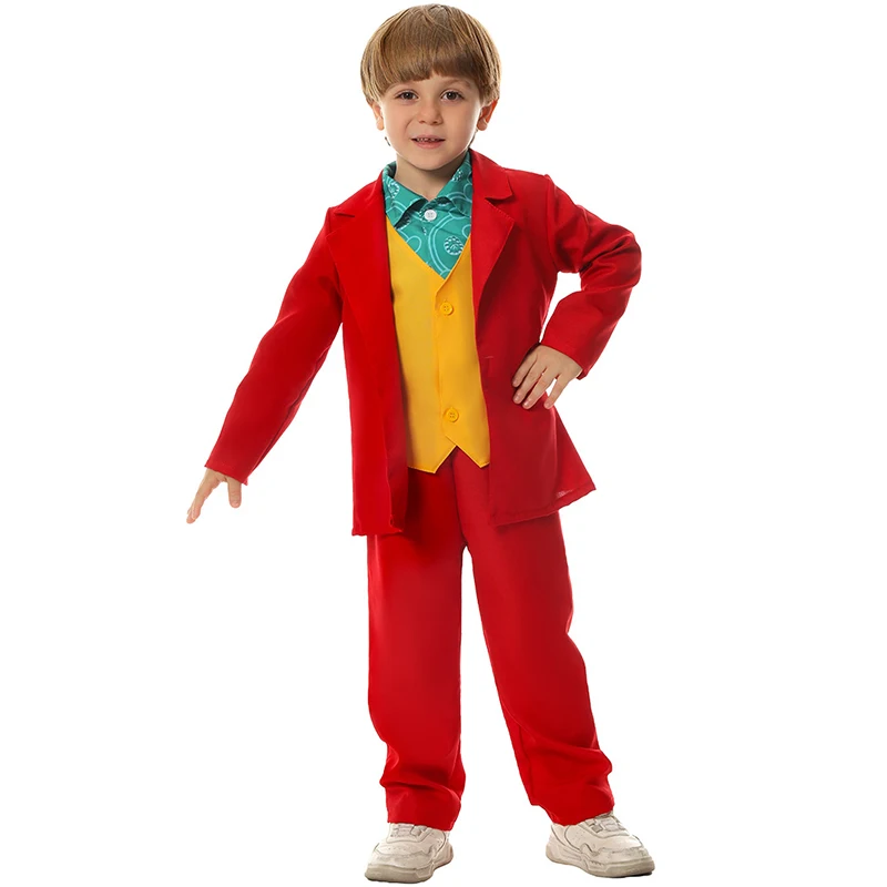 Red Suit Niño Clown Cosplay Dress Up Niños Movie Joker Carnival Halloween Costume 2026
Red Suit Niño Clown Cosplay Dress Up Niños Movie Joker Carnival Halloween Costume 2026