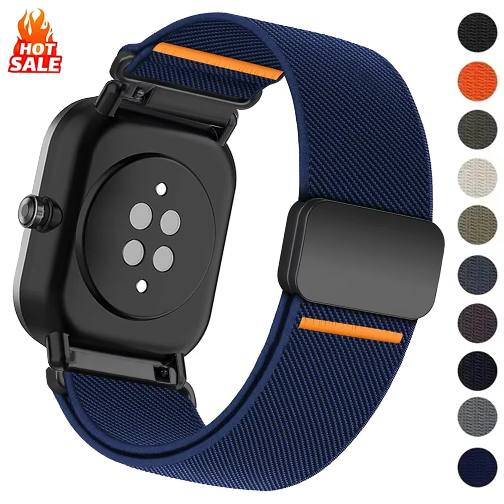Нейлоновый магнитный ремешок для Amazfit Bip 6/5/3/3Pro/GTS 3 4, мини-браслет 20 22 мм, ремешок для Amazfit Balance 2/Active/Active 2/GTR 4 3
Нейлоновый магнитный ремешок для Amazfit Bip 6/5/3/3Pro/GTS 3 4, мини-браслет 20 22 мм, ремешок для Amazfit Balance 2/Active/Active 2/GTR 4 3