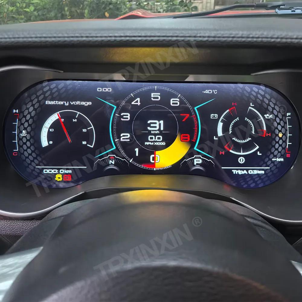 Автоматический одометр, виртуальный кабин для Ford Mustang 2015-2023, автомобильный спидометр, экран приборной панели, цифровой кластер, приборная панель
Автоматический одометр, виртуальный кабин для Ford Mustang 2015-2023, автомобильный спидометр, экран приборной панели, цифровой кластер, приборная панель