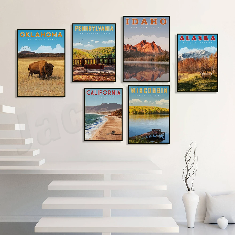 Nevada, New York City, New Jersey, Pennsylvania, New Mexico, Oklahoma, Connecticut, Wisconsin, Colorado, Idaho travel posters
Nevada, New York City, New Jersey, Pennsylvania, New Mexico, Oklahoma, Connecticut, Wisconsin, Colorado, Idaho travel posters