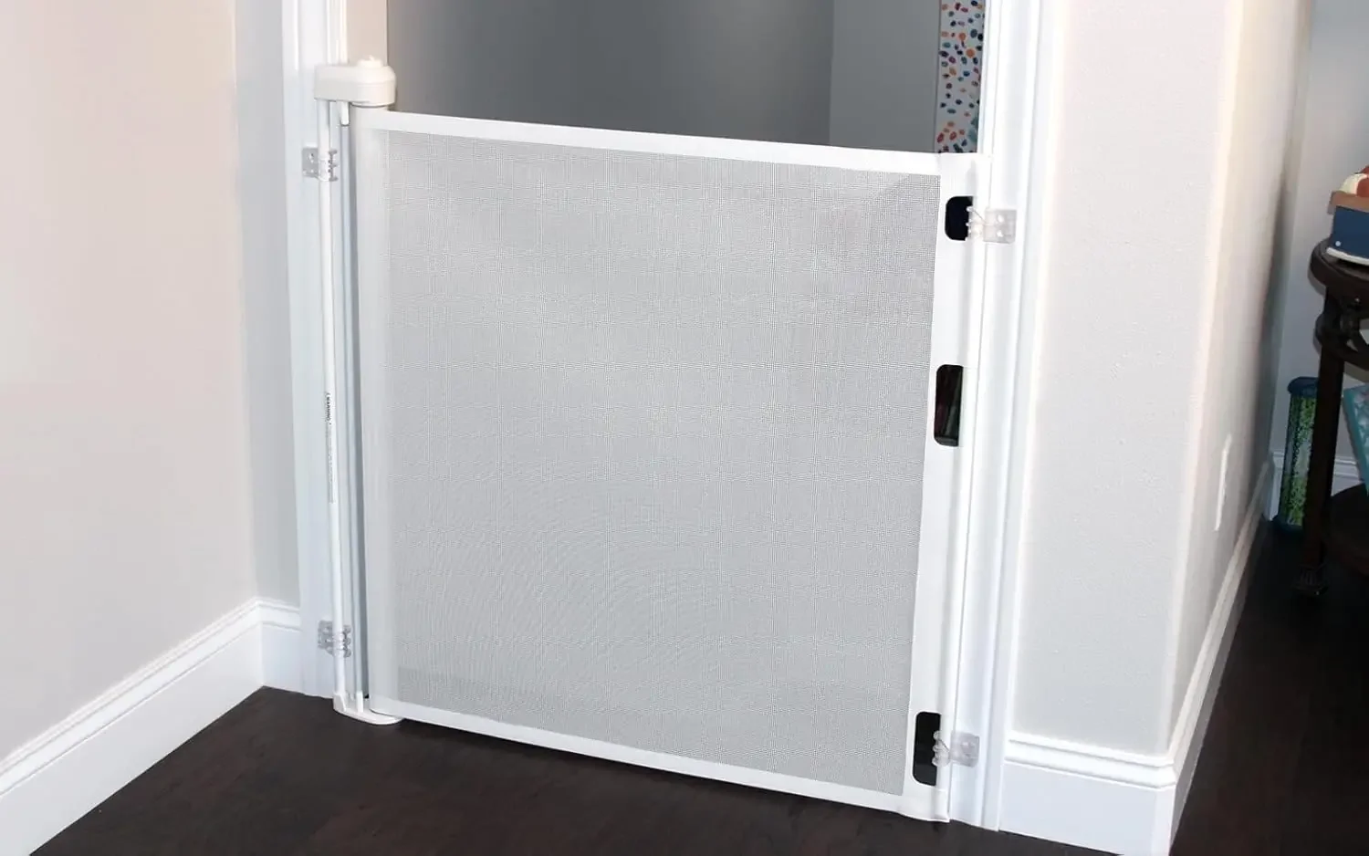 Retract-A-Gate 52" White: The Original and only Made in USA Retractable Baby, Dog, & Cat Gate
Retract-A-Gate 52" White: The Original and only Made in USA Retractable Baby, Dog, & Cat Gate
