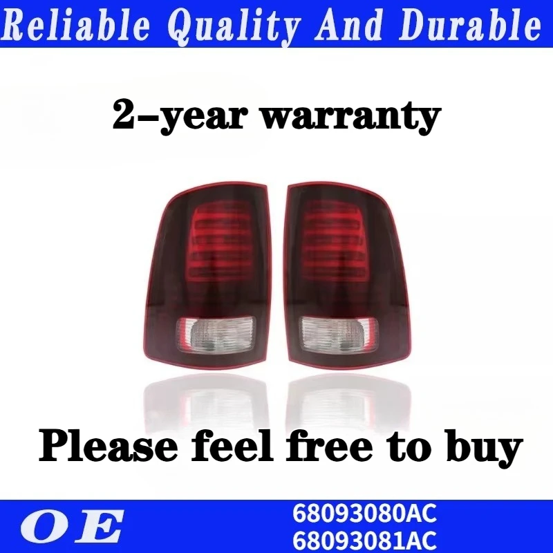 For Dodge Ram 1500 2013-2018 Car Rear LED Tail Light Turn Signal Light Stop Brake Lamp Reverse Fog Lamp 68093081AC 68093080AC
For Dodge Ram 1500 2013-2018 Car Rear LED Tail Light Turn Signal Light Stop Brake Lamp Reverse Fog Lamp 68093081AC 68093080AC