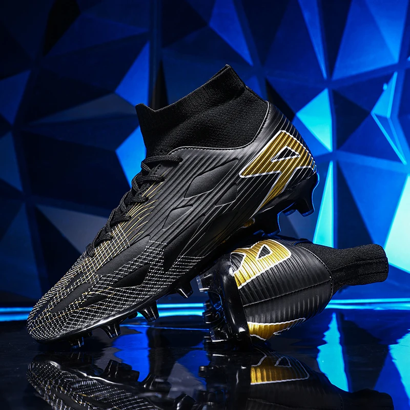 Футбольные бутсы унисекс для взрослых, профессиональные футбольные бутсы, высокие топы, дышащая спортивная обувь для газона, уличная домашняя мужская обувь с шипами
Футбольные бутсы унисекс для взрослых, профессиональные футбольные бутсы, высокие топы, дышащая спортивная обувь для газона, уличная домашняя мужская обувь с шипами