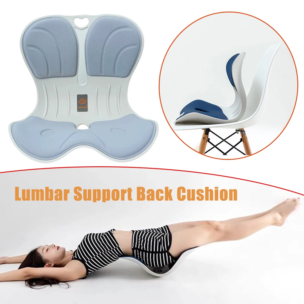 Lumbar Support Back Cushion Chair Seat Cushion for Hip Buttocks Pad Lower Back Pain Relief Posture Corrector Sitting All Day
Lumbar Support Back Cushion Chair Seat Cushion for Hip Buttocks Pad Lower Back Pain Relief Posture Corrector Sitting All Day