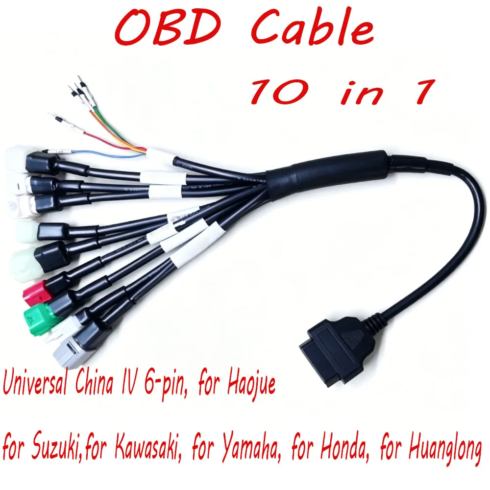 OBD2 Motorcycle Diagnostic Cable For Honda for Yamaha for Suzuki for Delphi for KTM Universal Motorbike Fault Diagnos
OBD2 Motorcycle Diagnostic Cable For Honda for Yamaha for Suzuki for Delphi for KTM Universal Motorbike Fault Diagnos