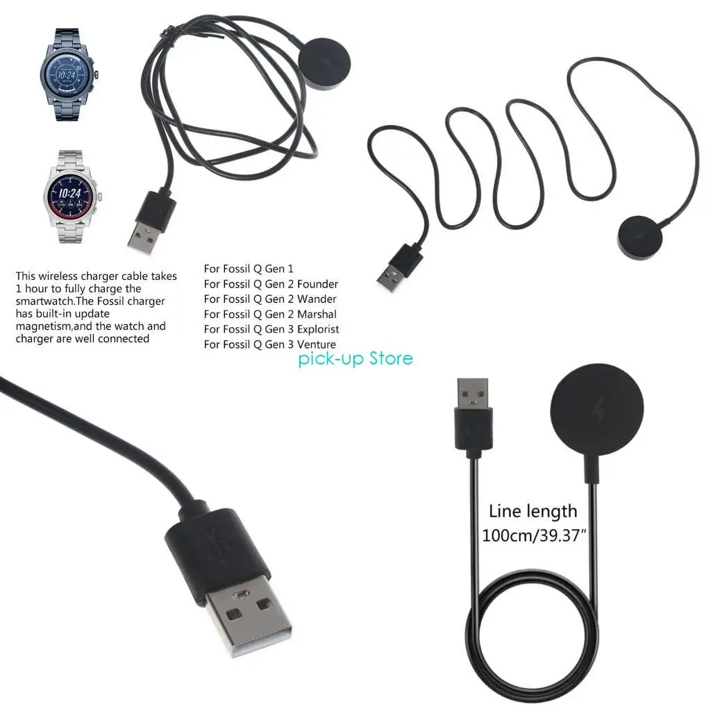 Q5WA Charging Base Cable for Fo-ssil Gen 3 Wireless USB Charging Cord Power Adapter Dock
Q5WA Charging Base Cable for Fo-ssil Gen 3 Wireless USB Charging Cord Power Adapter Dock
