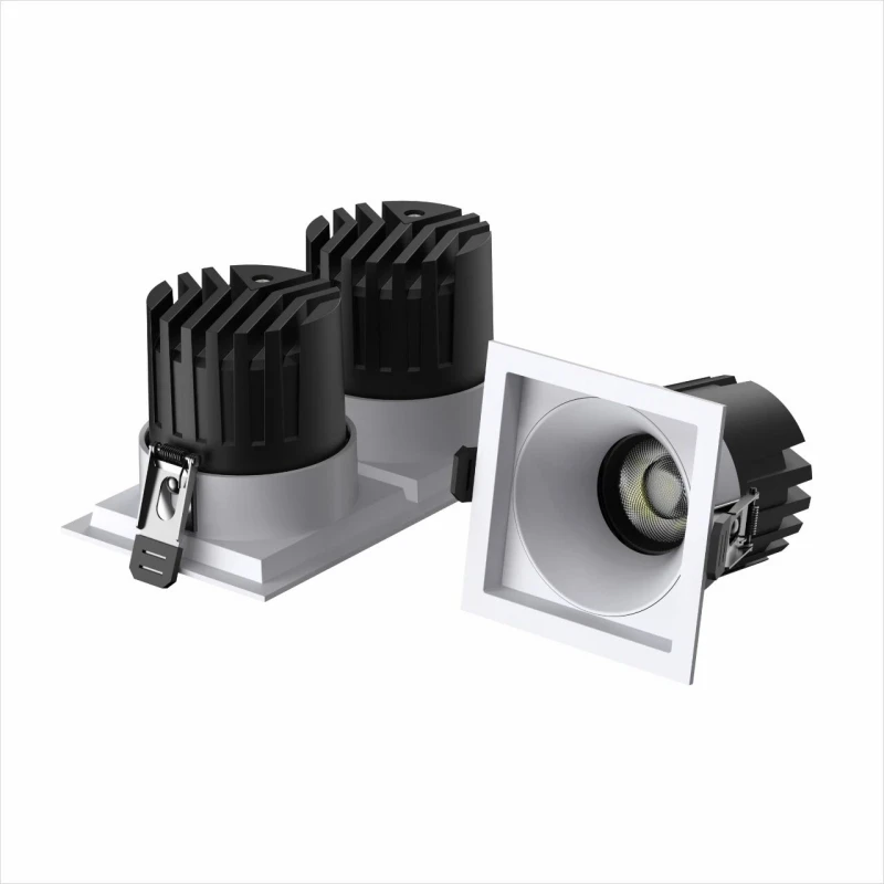 Adjustable square downlight recessed single-head and double-head grille lamp for home and commercial lighting
Adjustable square downlight recessed single-head and double-head grille lamp for home and commercial lighting
