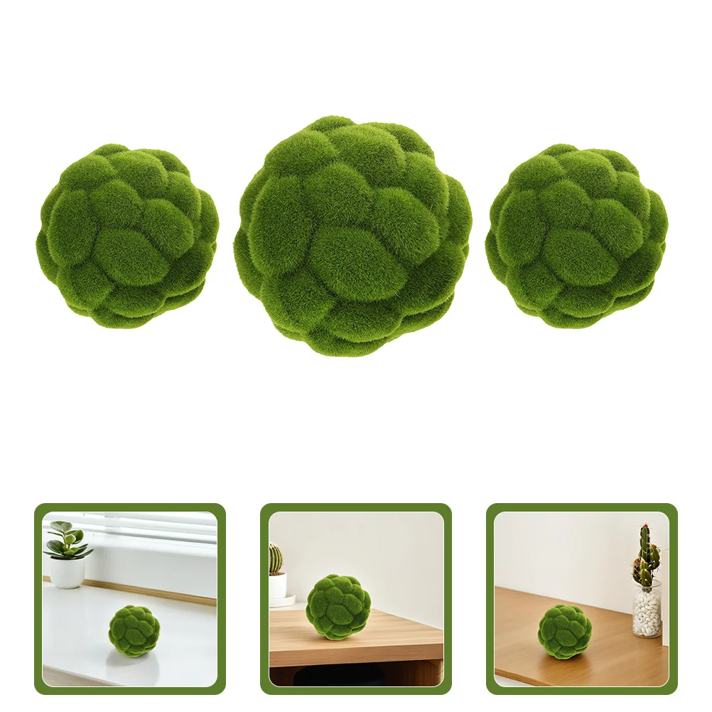 3Pcs Fake balls Round Faux Green Plants for Indoor Outdoor Decorative Planters Terrariums Window Displays Ceiling Hanging
3Pcs Fake balls Round Faux Green Plants for Indoor Outdoor Decorative Planters Terrariums Window Displays Ceiling Hanging