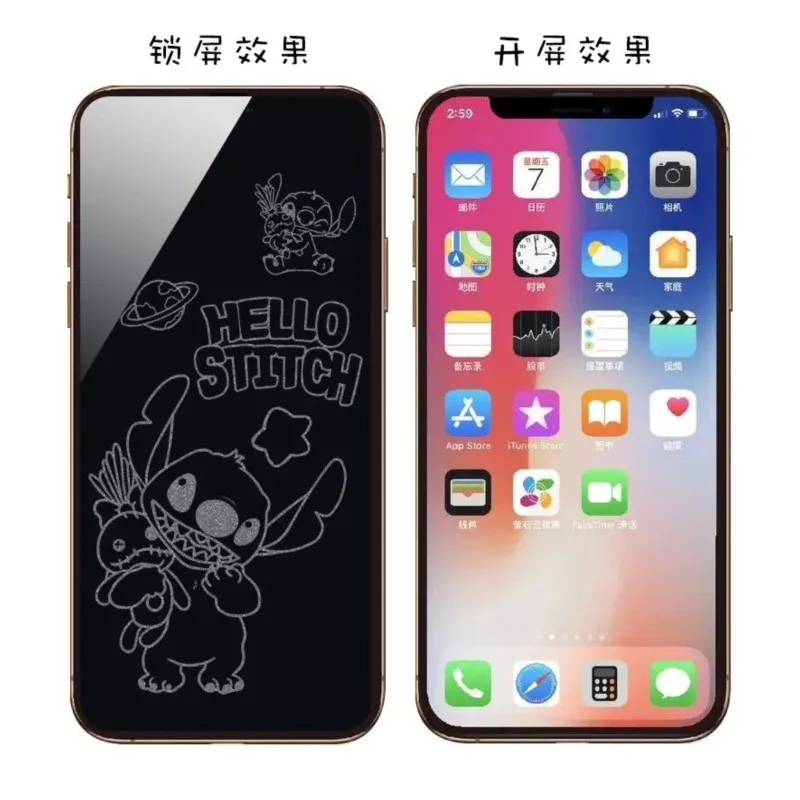 Disney cartoon Stitch Lotso sleep mode protective film for iPhone 17 ProMax 16 15 14 Plus 13 high-definition privacy screen film
Disney cartoon Stitch Lotso sleep mode protective film for iPhone 17 ProMax 16 15 14 Plus 13 high-definition privacy screen film