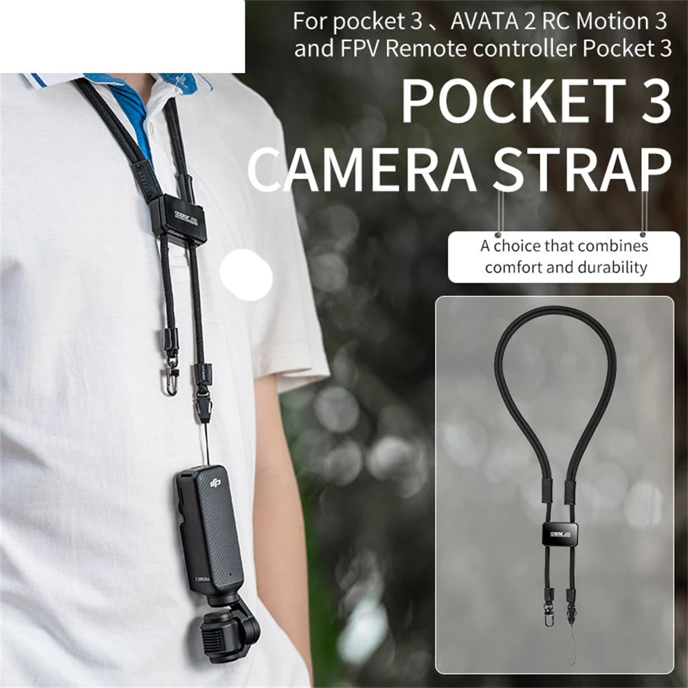 Universal Neck Strap Comfortable Camera Harness Adjustable Camera Hanging Strap Compatible For DJI Pocket 2/3 Cameras
Universal Neck Strap Comfortable Camera Harness Adjustable Camera Hanging Strap Compatible For DJI Pocket 2/3 Cameras