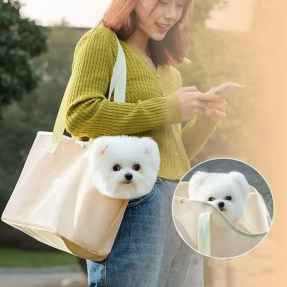 Simple Mesh Puppy Cats Sling Bag Breathable Soft Puppy Shoulder Handbag Lightweight Anti-Escape Puppy Carrying Bag Summer
Simple Mesh Puppy Cats Sling Bag Breathable Soft Puppy Shoulder Handbag Lightweight Anti-Escape Puppy Carrying Bag Summer