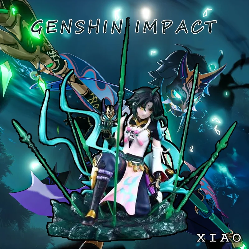 22 см GK Genshin Impact XIAO Game Vigilant Yaksha, экшн-фигурка, модель, комплект, статическая статуя, украшение для рабочего стола, коллекционные игрушки, подарки
22 см GK Genshin Impact XIAO Game Vigilant Yaksha, экшн-фигурка, модель, комплект, статическая статуя, украшение для рабочего стола, коллекционные игрушки, подарки