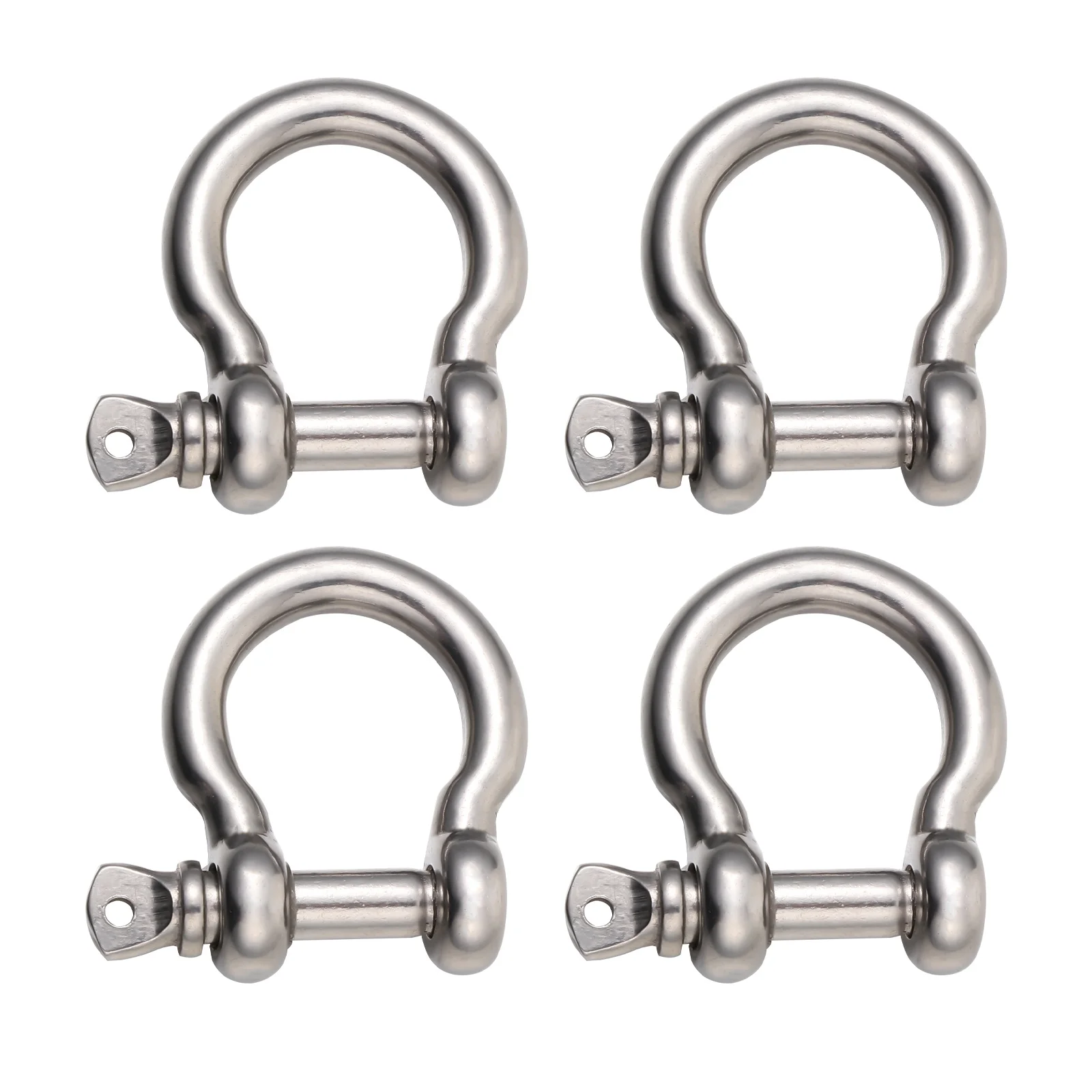 4pcs Stainless Steel D Shaped Shackles Lifting Horseshoe Towing Hauling Winching Shackles Vehicle Needs
4pcs Stainless Steel D Shaped Shackles Lifting Horseshoe Towing Hauling Winching Shackles Vehicle Needs