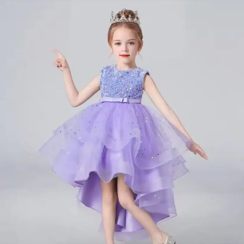 Elegant Teenage Girls Dress Summer Tulle Sequins Fluffy Princess Dress For Children Birthday Party Vestidos Prom Gown 4-14 Years
Elegant Teenage Girls Dress Summer Tulle Sequins Fluffy Princess Dress For Children Birthday Party Vestidos Prom Gown 4-14 Years