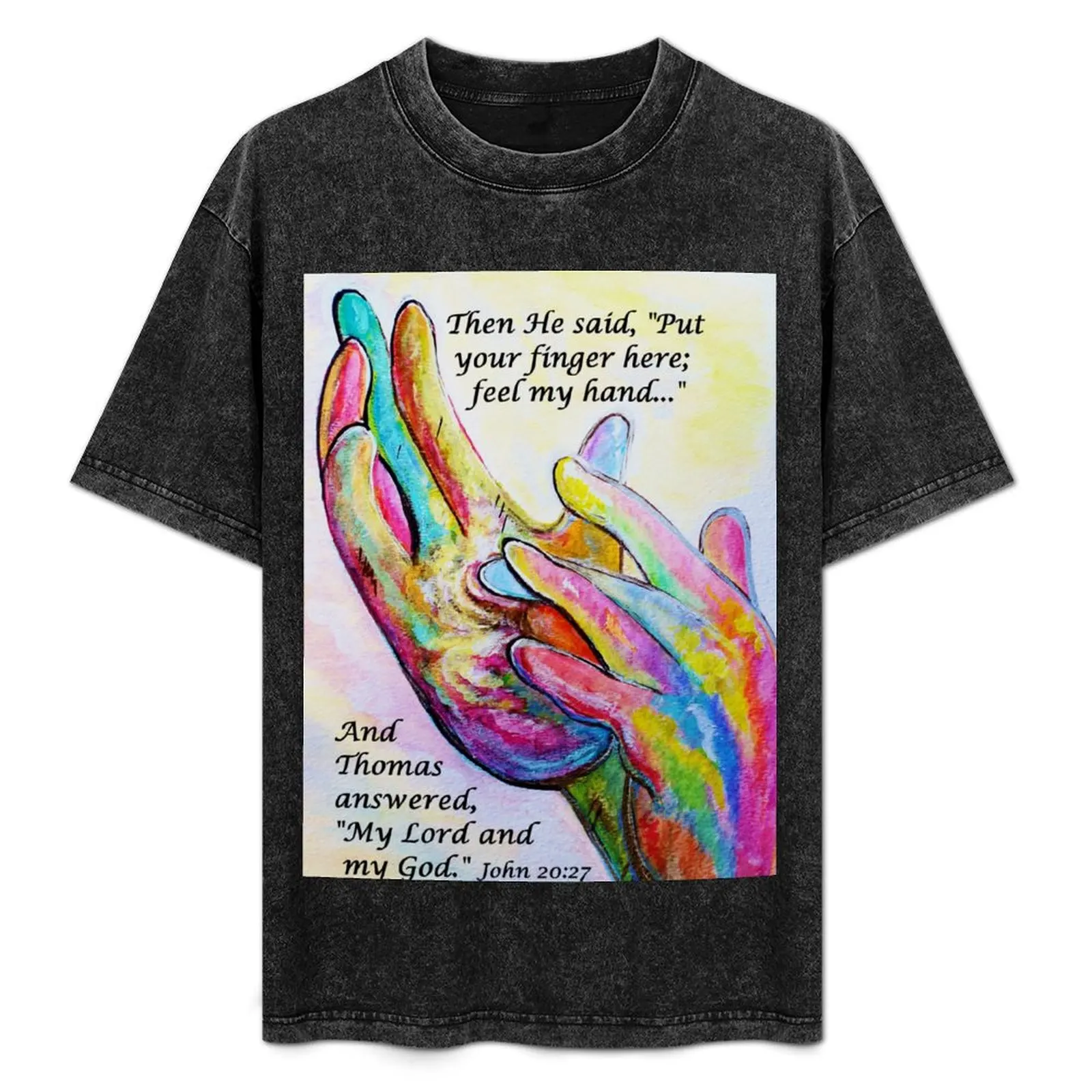 Nail Prints in His Hands T-Shirt custom shirt cotton graphic tees customizeds man clothes plus size men clothing
Nail Prints in His Hands T-Shirt custom shirt cotton graphic tees customizeds man clothes plus size men clothing