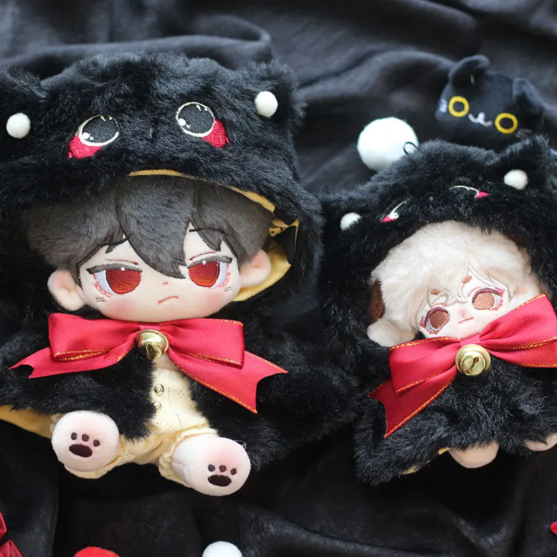 Plush Doll 20cm Doll Clothes Cute Kitten Coat Black Cat Ears Bow Bell Cloak Back to School Season Male Female Birthday Toy Gift
Plush Doll 20cm Doll Clothes Cute Kitten Coat Black Cat Ears Bow Bell Cloak Back to School Season Male Female Birthday Toy Gift