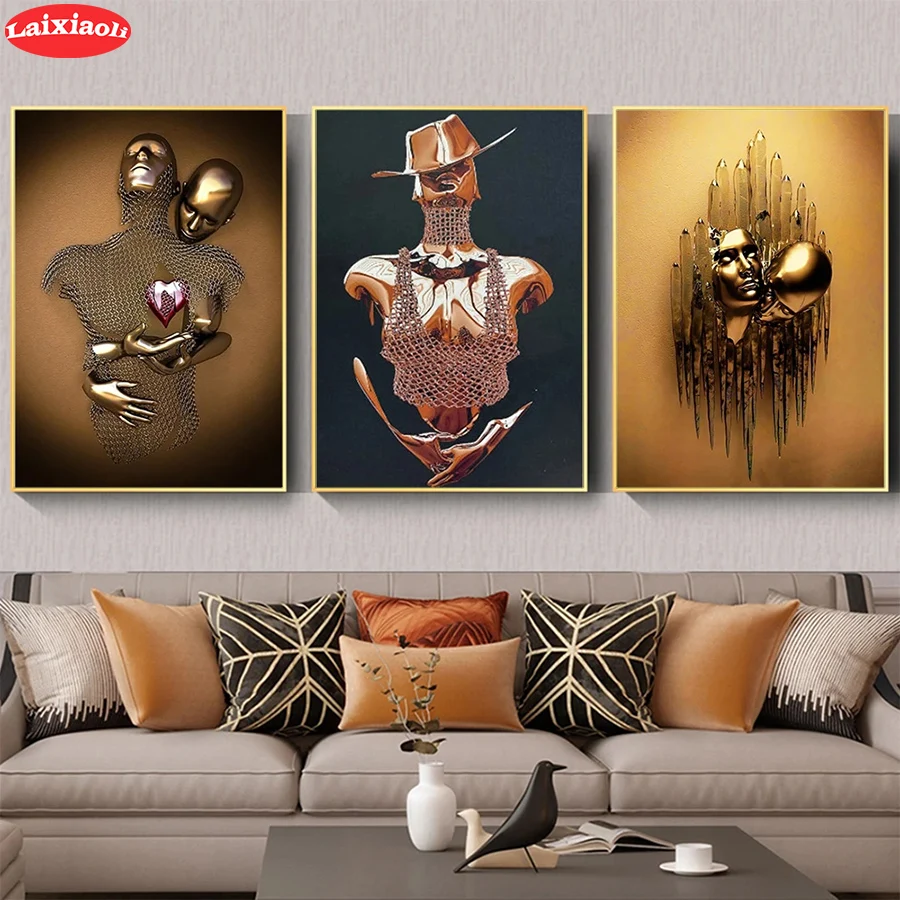 Full Square Diamond Painting Modern Abstract Metal Couple Sculpture Art Mosaic Diamond Embroidery Sale Home Decorx3pcs
Full Square Diamond Painting Modern Abstract Metal Couple Sculpture Art Mosaic Diamond Embroidery Sale Home Decorx3pcs