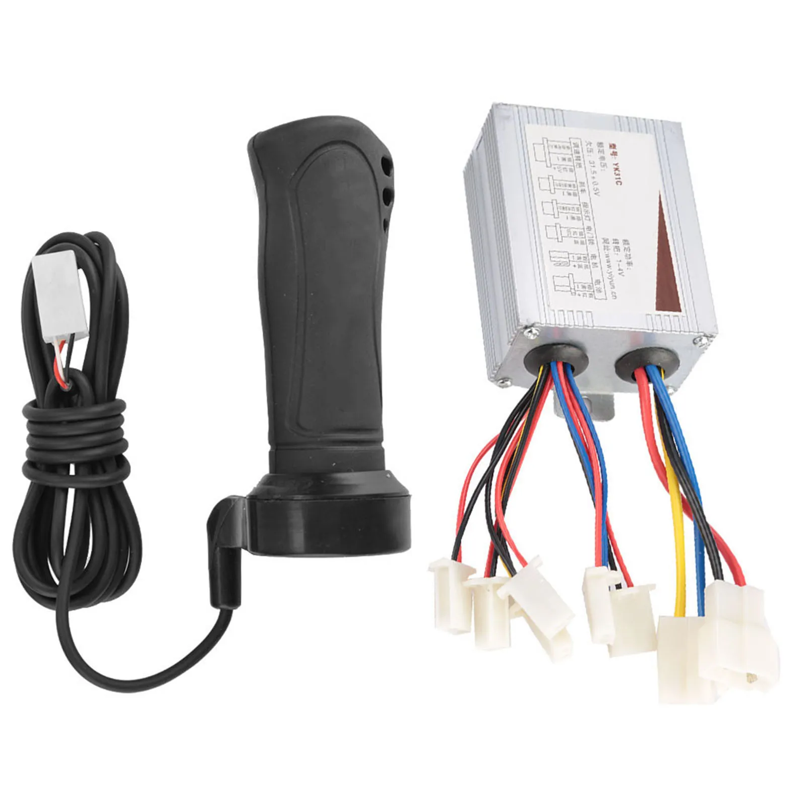 24-48V 500W Motor Brushed Speed Controller Throttle Grip for Electric Bicycle Scooter Tricycle
24-48V 500W Motor Brushed Speed Controller Throttle Grip for Electric Bicycle Scooter Tricycle