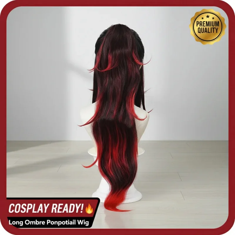 ☎TDA Tsugikuni Yoriichi Cosplay Wig Long Straight Black Ombre Red Layered Ponytail Clip Wig for Halloween Anime☎
☎TDA Tsugikuni Yoriichi Cosplay Wig Long Straight Black Ombre Red Layered Ponytail Clip Wig for Halloween Anime☎